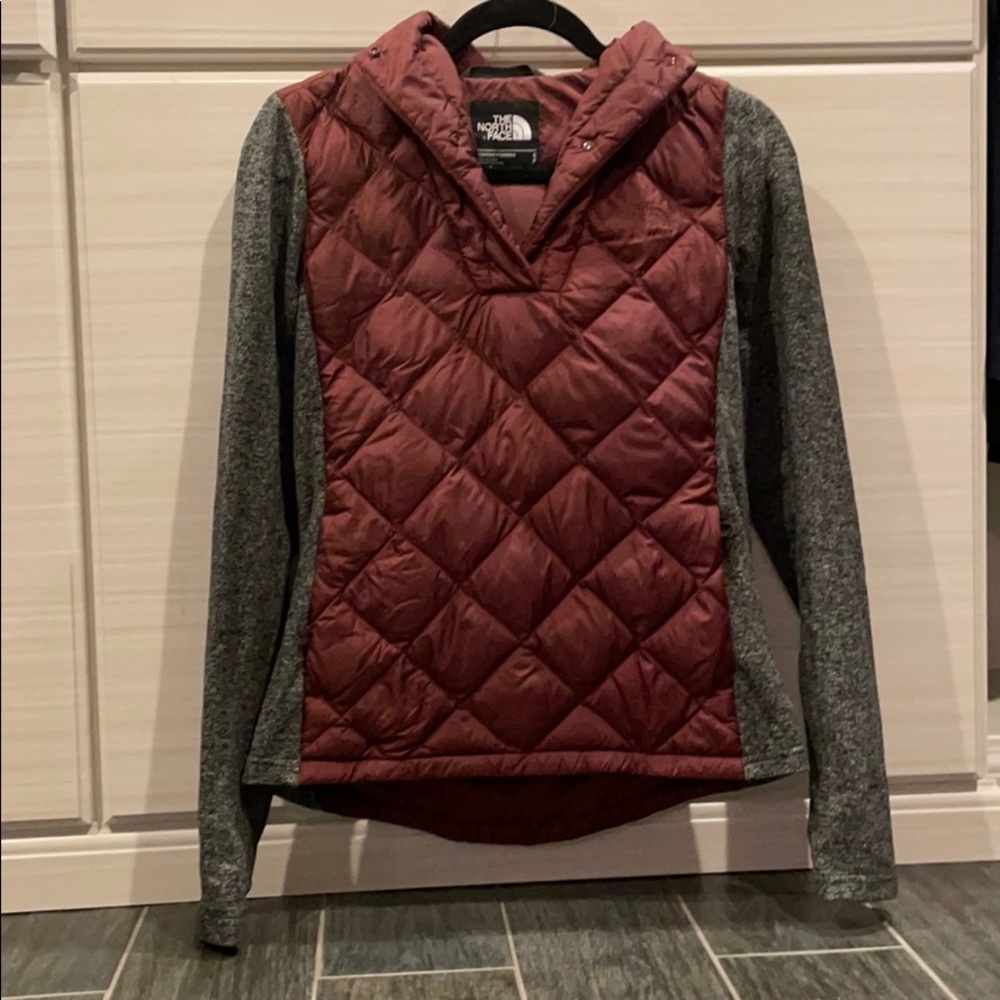 North Face down hoodie